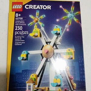 NEW Lego Creator 40758 Celebration: Ferris Wheel With Fireworks Building Set